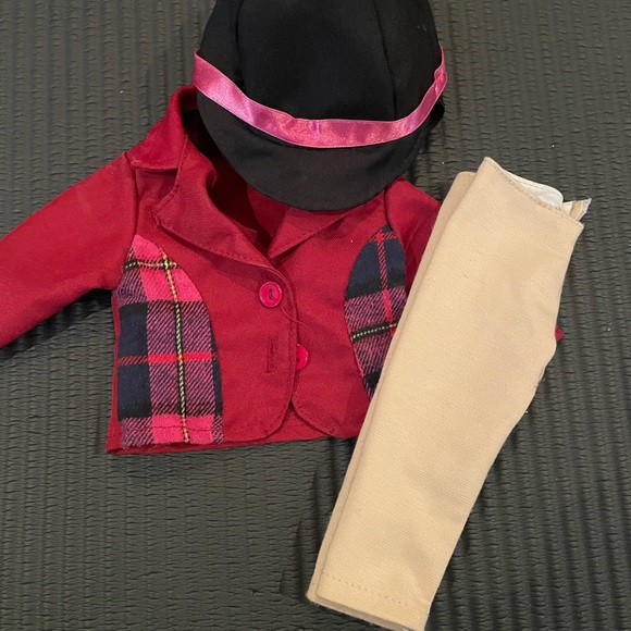 Our Generation bundle of 3 sets- equestrian, scuba/swim and 50s dress set. - Picture 2 of 3